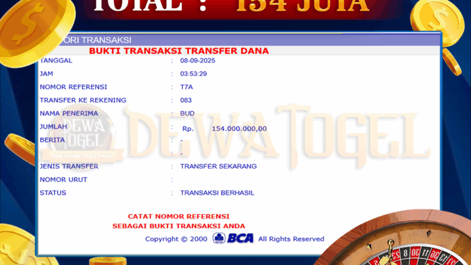 BUKTI DWT MALAM